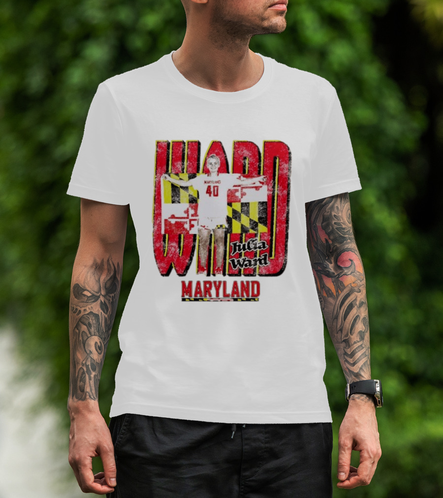 Maryland Terrapins Julia Ward 40 Player T-Shirt