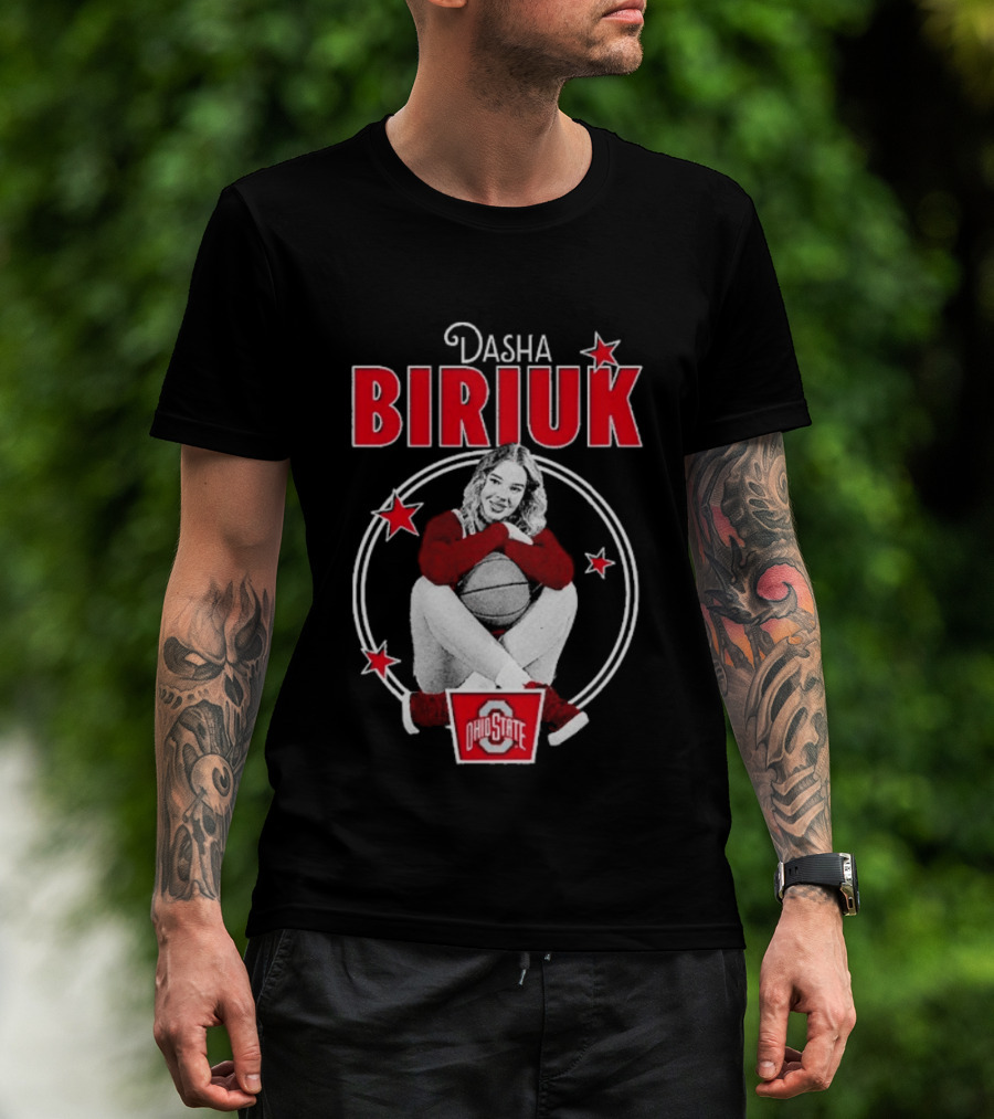 Ohio State Buckeyes Basketball Dasha Biriuk T-Shirt