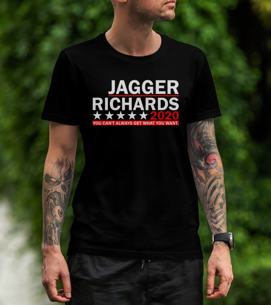Jagger Richards 2020 You Can't Always Get What You Want T-Shirt