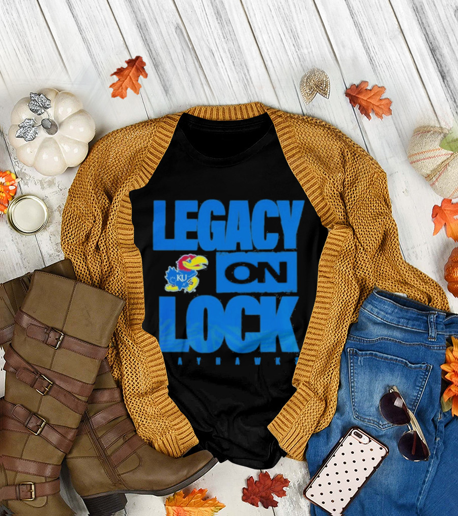 Legacy On Lock Kansas Jayhawks 2026 March Madness T-Shirt