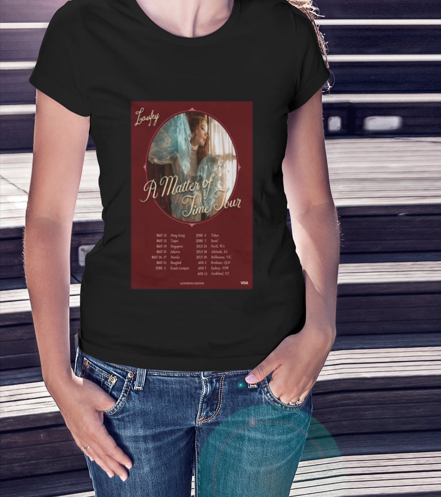 Laufey A Matter Of Time Tour 2026 Dates And Locations T-Shirt