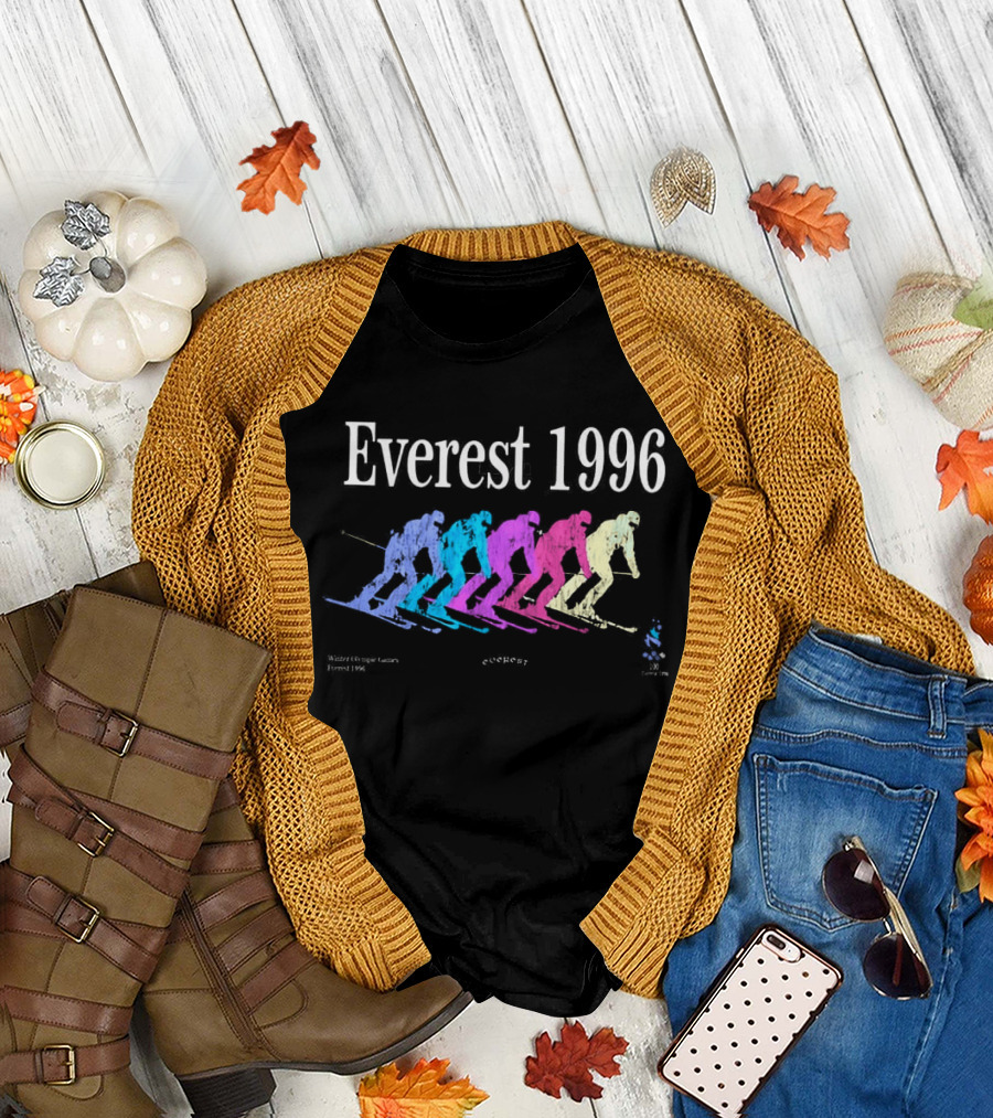 Everest 1996 Michael Beasley Multicolored Skiers T-Shirt