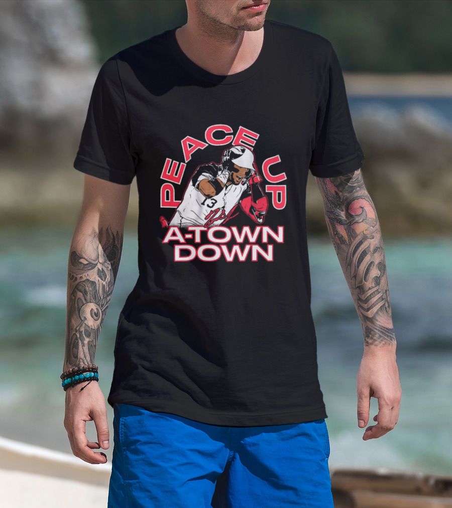 Ronald Acuna Jr Peace Up A Town Down T-Shirt