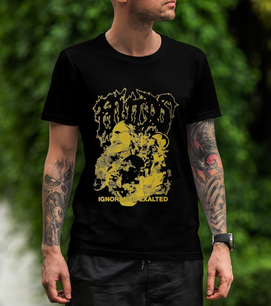 Fluids Ignorance Exalted Abstract Golden T-Shirt