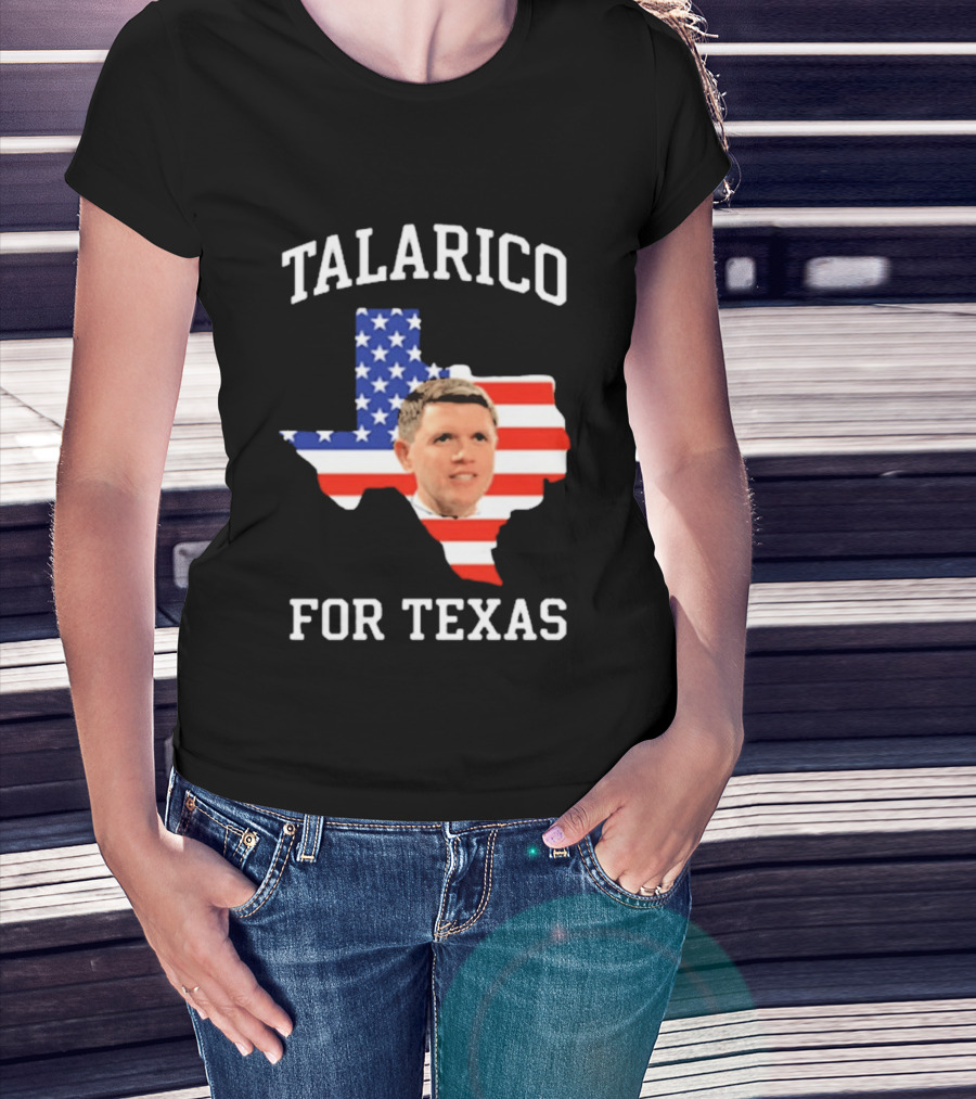 Talarico For Texas American Flag Campaign T-Shirt