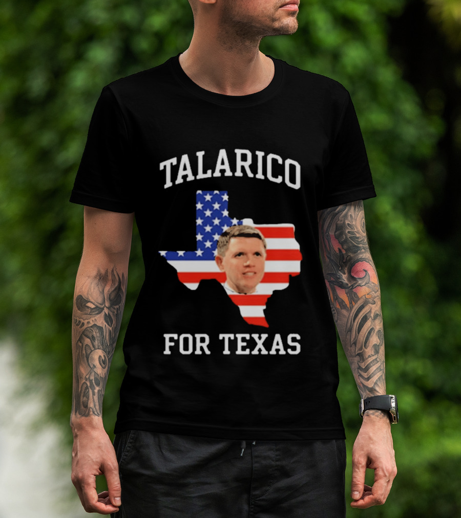 Talarico For Texas American Flag Campaign T-Shirt