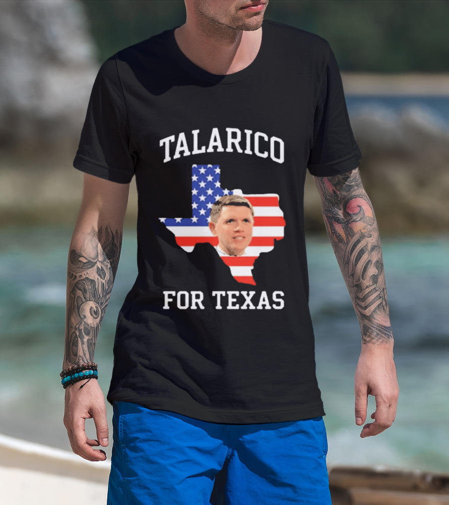 Talarico For Texas American Flag Campaign T-Shirt