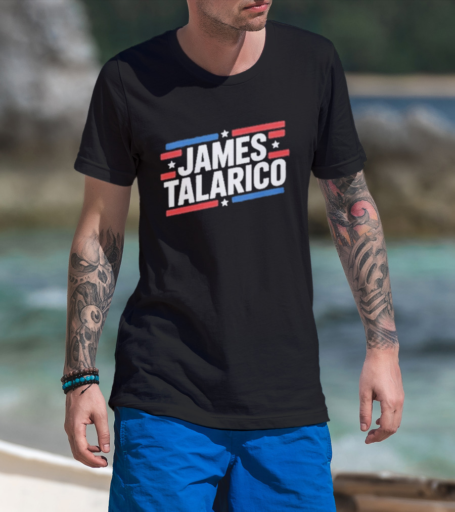 James Talarico Texas Political Red White Blue Campaign T-Shirt