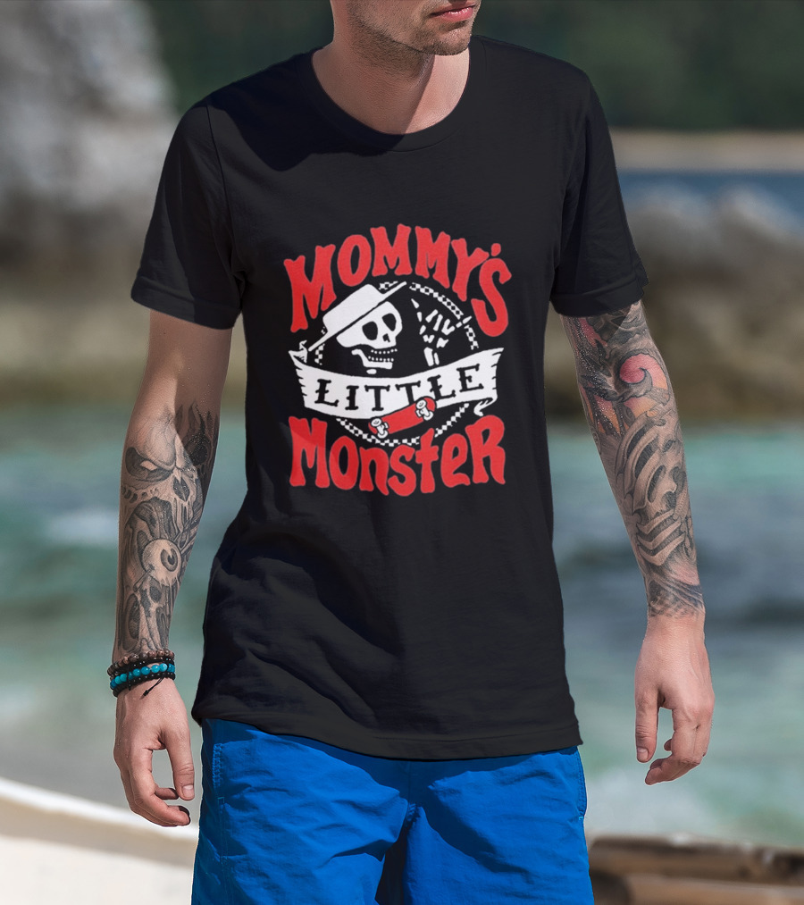 Social Distortion Mommy's Little Monster Skull Skeleton Rockabilly T-Shirt