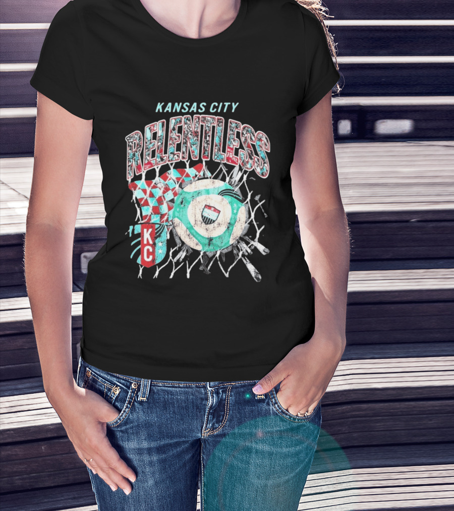 Kansas City Relentless KC Current Made Mobb Soccer Chainlink T-Shirt