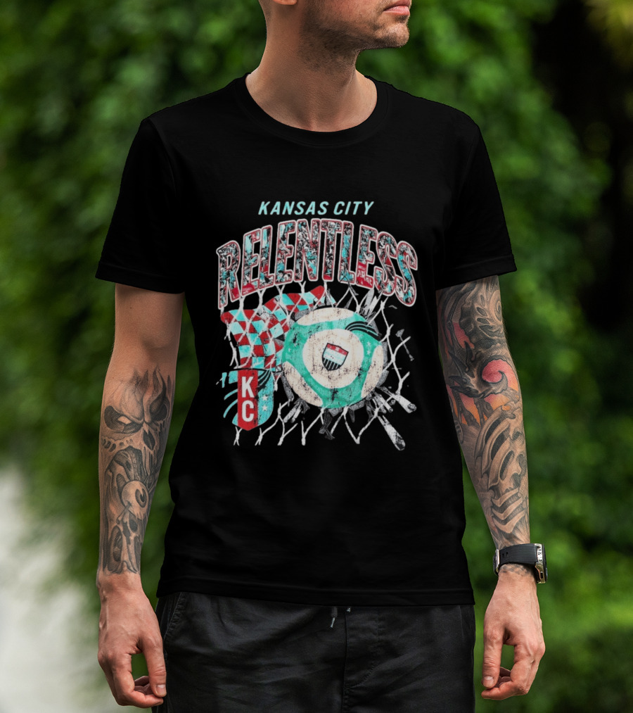 Kansas City Relentless KC Current Made Mobb Soccer Chainlink T-Shirt