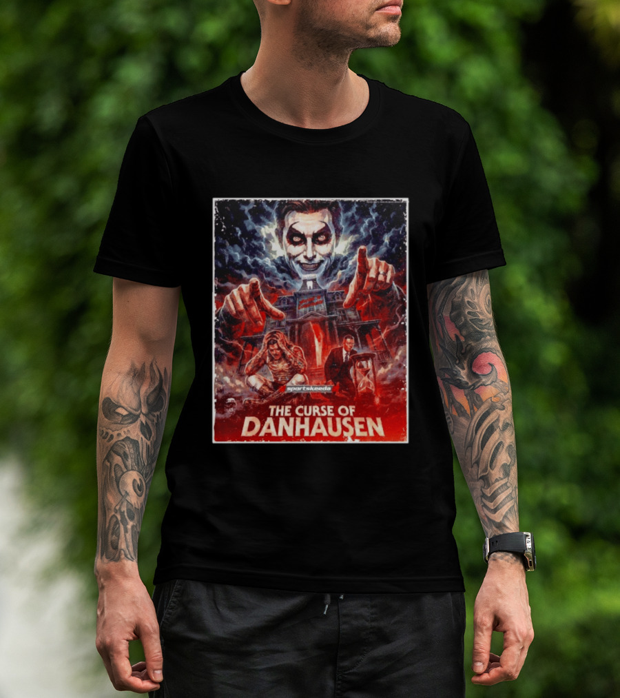 The Curse Of Danhausen Sportskeeda WWE Men For Sale Ships Free T-Shirt