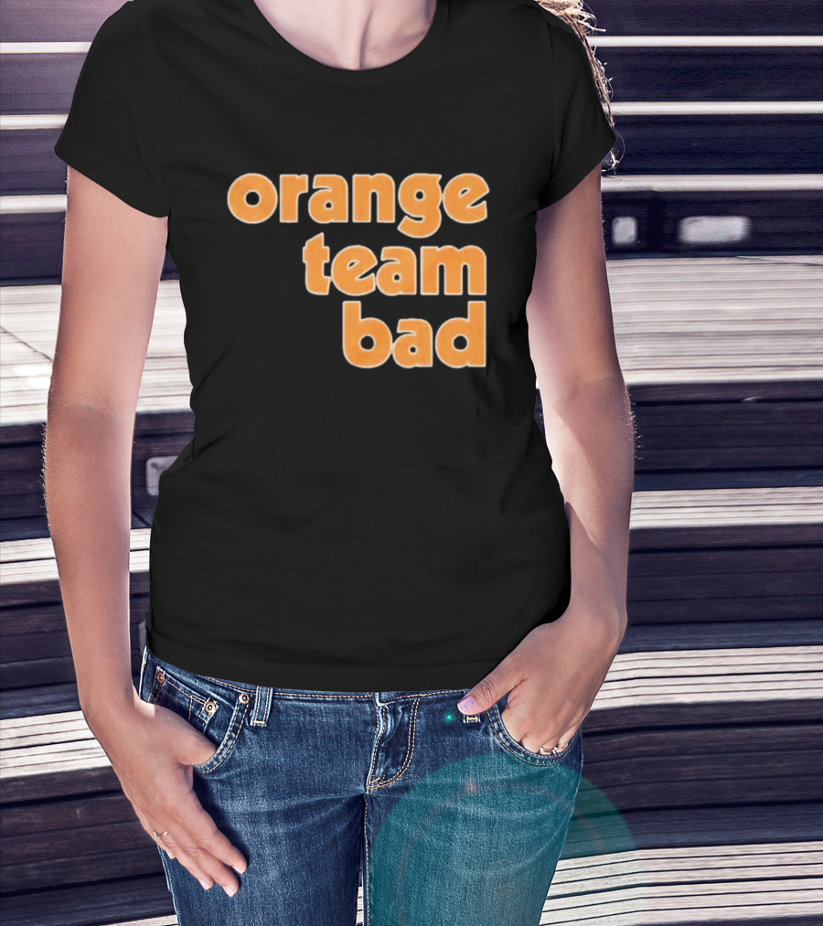 Orange Team Bad Houston Astros Navy Blue Ships Free T-Shirt