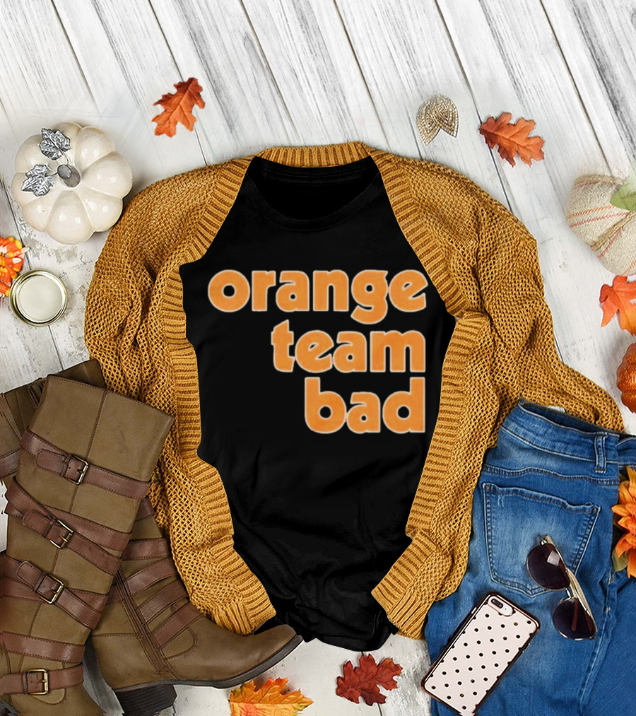 Orange Team Bad Houston Astros Navy Blue Ships Free T-Shirt