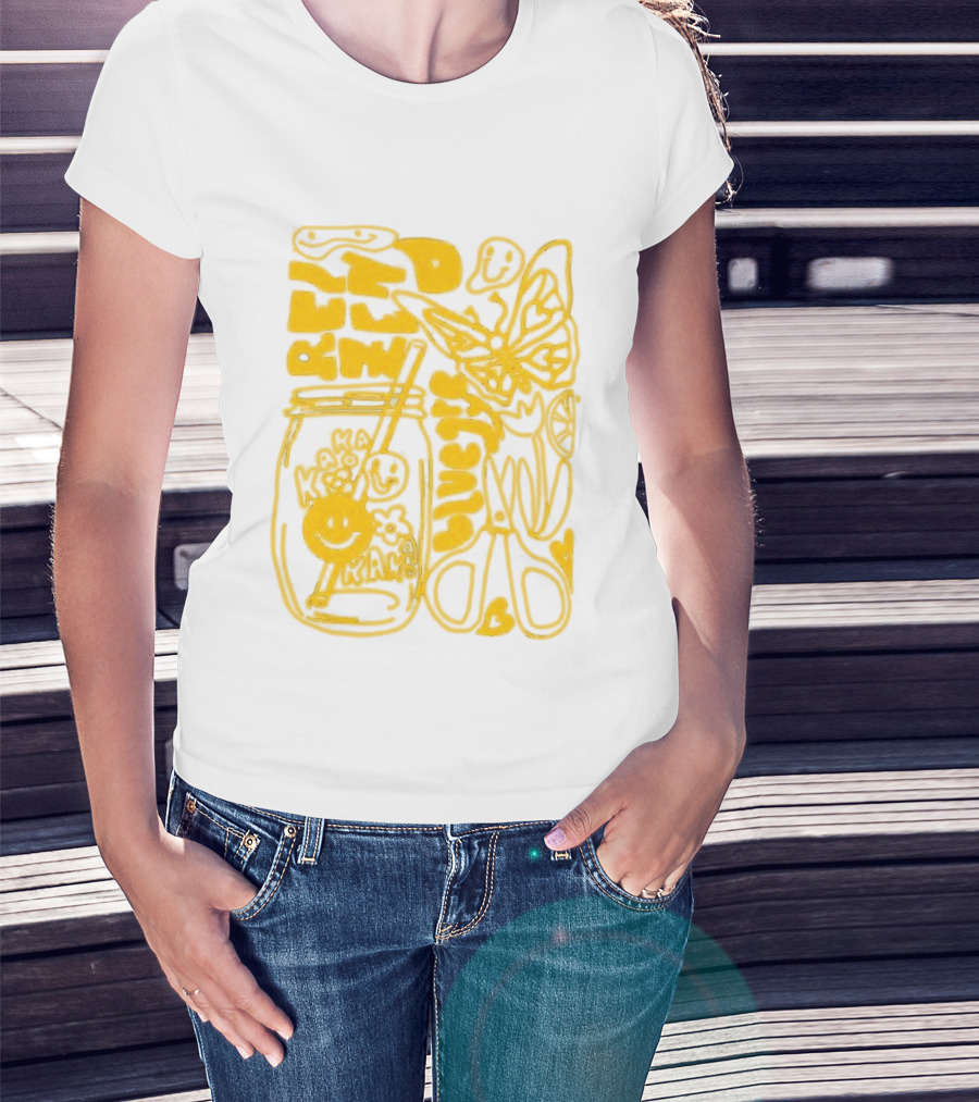 Jessie Kakao Read Dream Nothing Summer Butterfly Sunshine T-Shirt