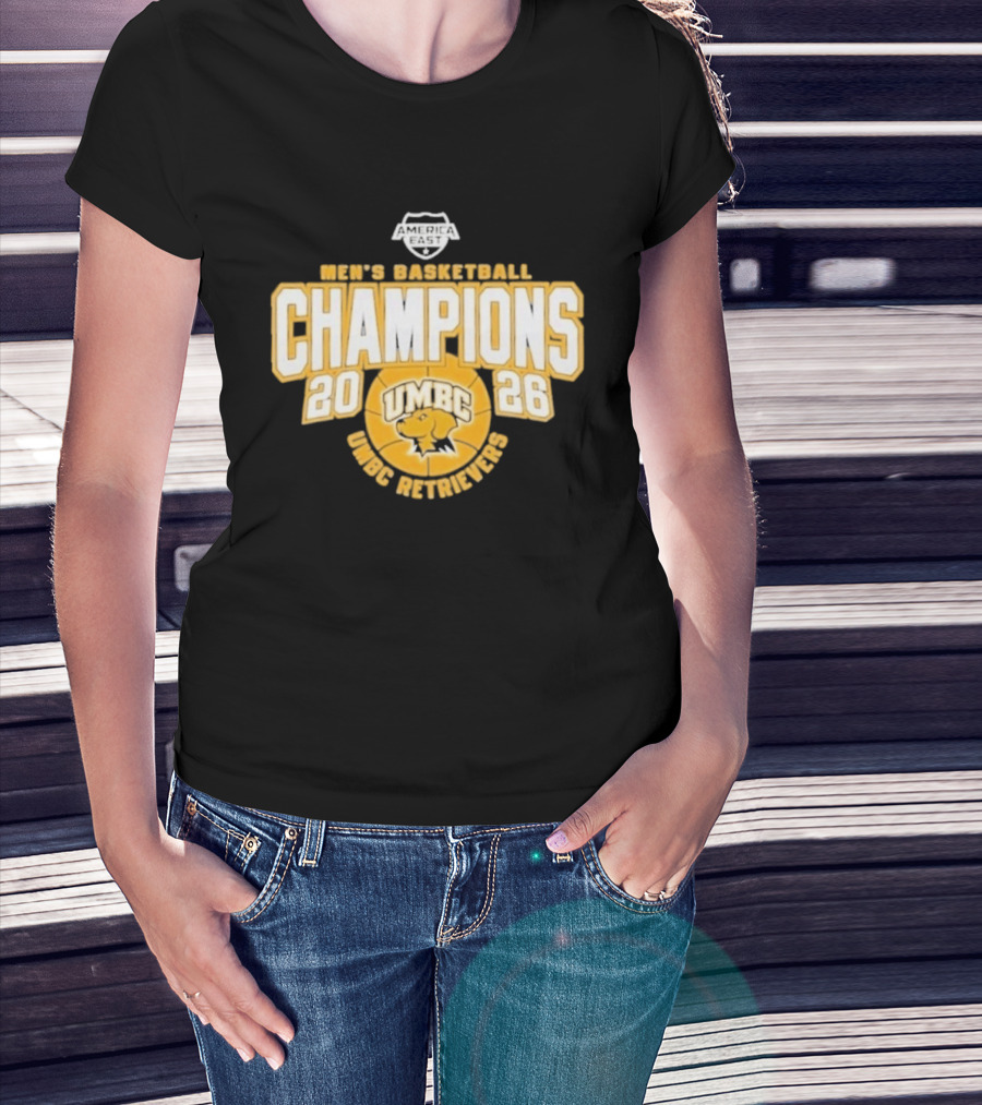 Men's Basketball 2026 Champions UMBC Retrievers America East T-Shirt