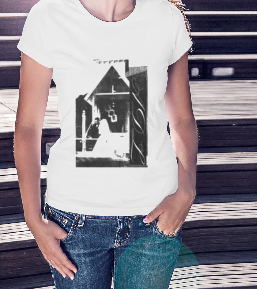 Yeat A Dangerous Love Cross Pyramid Monochrome T-Shirt