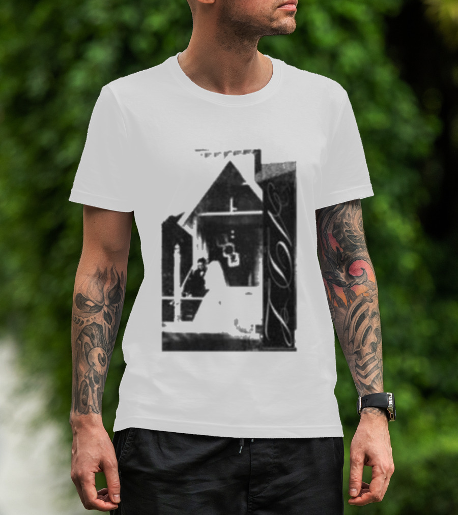 Yeat A Dangerous Love Cross Pyramid Monochrome T-Shirt
