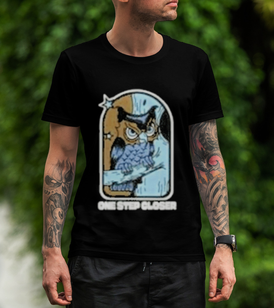 One Step Closer Evil Greed Owl T-Shirt