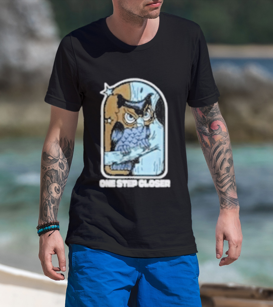 One Step Closer Evil Greed Owl T-Shirt
