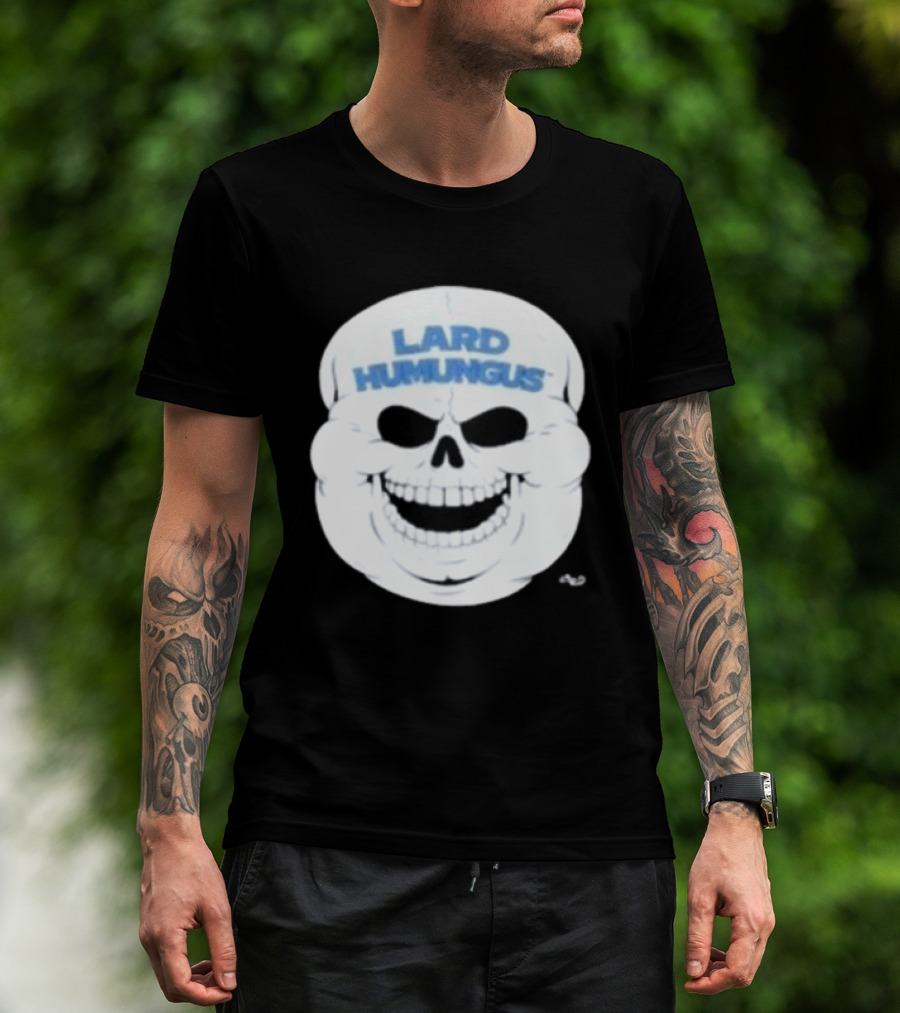 Lard Humungus Skull Graphic 3 16 T-Shirt