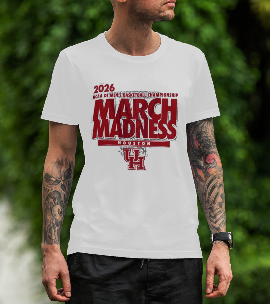 2026 NCAA Men's Basketball Houston March Madness UH T-Shirt
