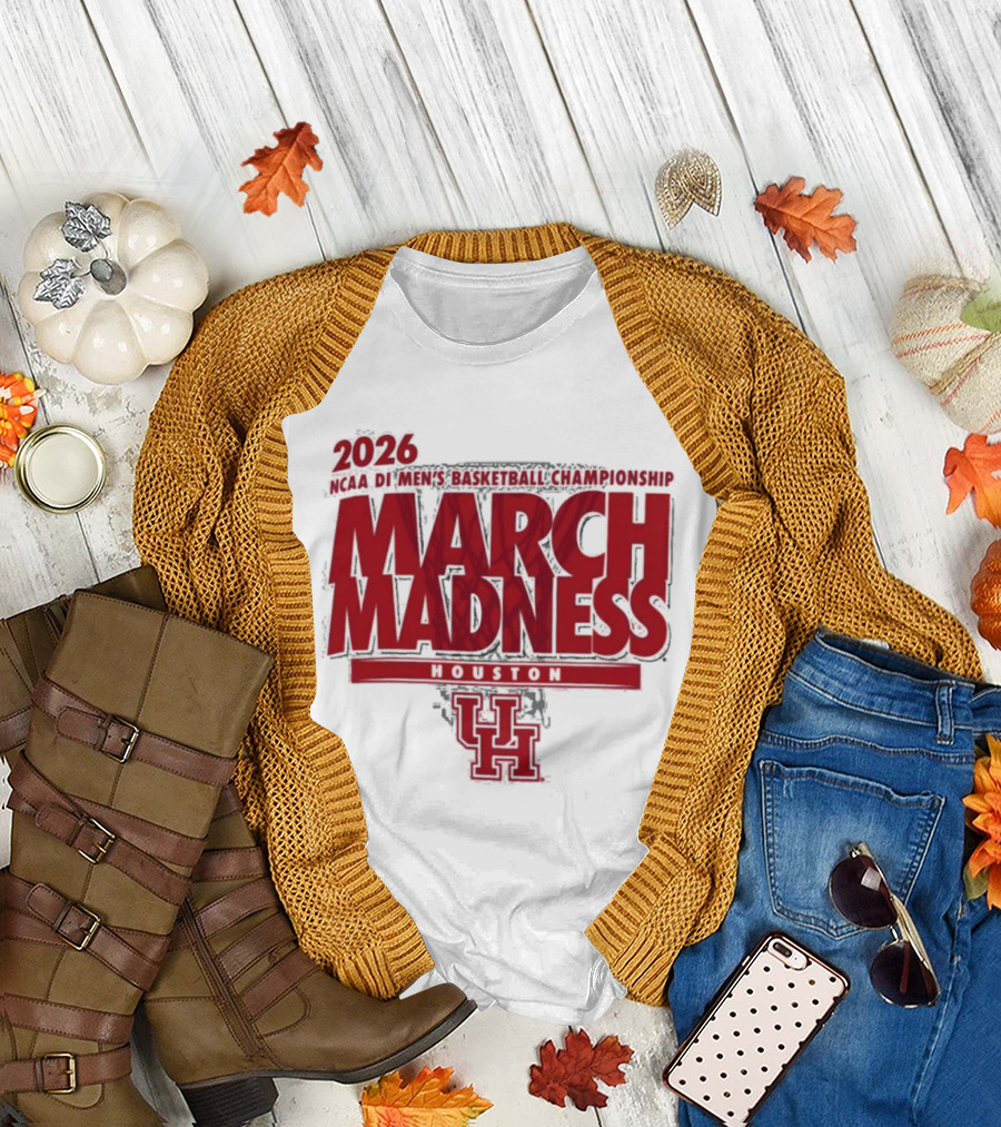 2026 NCAA Men's Basketball Houston March Madness UH T-Shirt