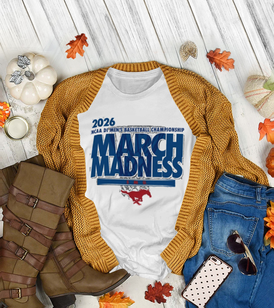 2026 NCAA DI Men's Basketball Championship March Madness SMU T-Shirt