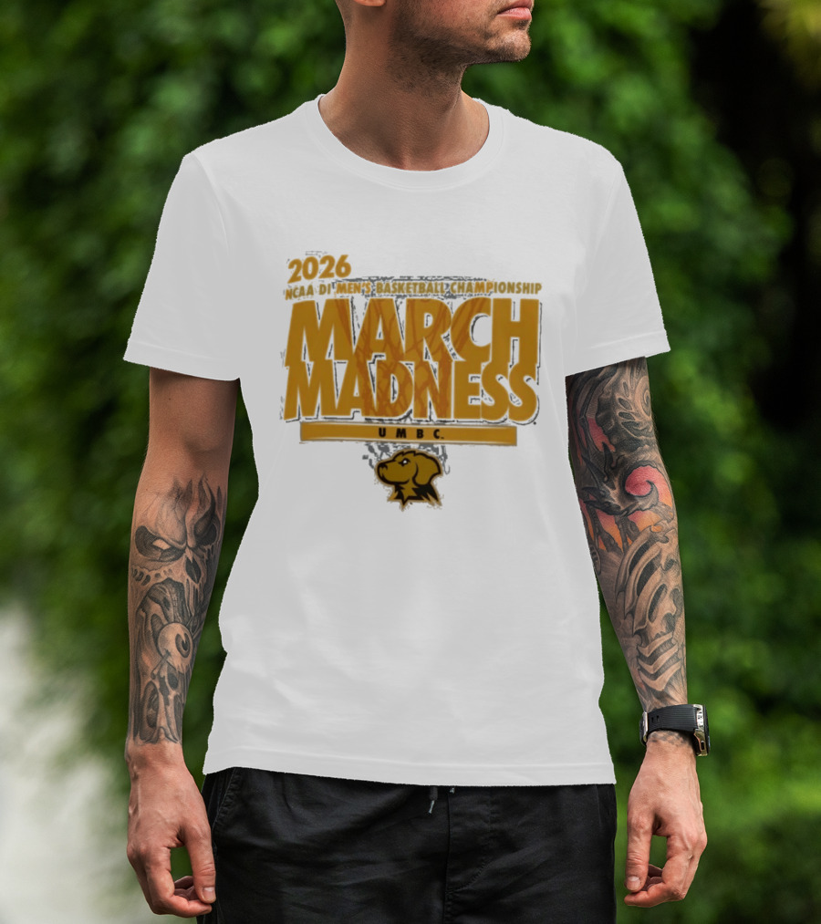 UMBC 2018 Men's Basketball March Madness Retrievers NCAA Tournament Upset Victory T-Shirt