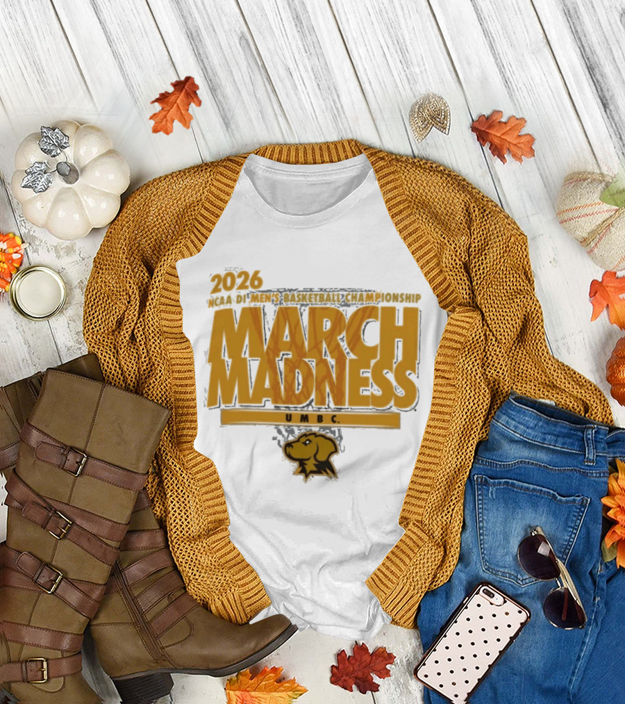 UMBC 2018 Men's Basketball March Madness Retrievers NCAA Tournament Upset Victory T-Shirt