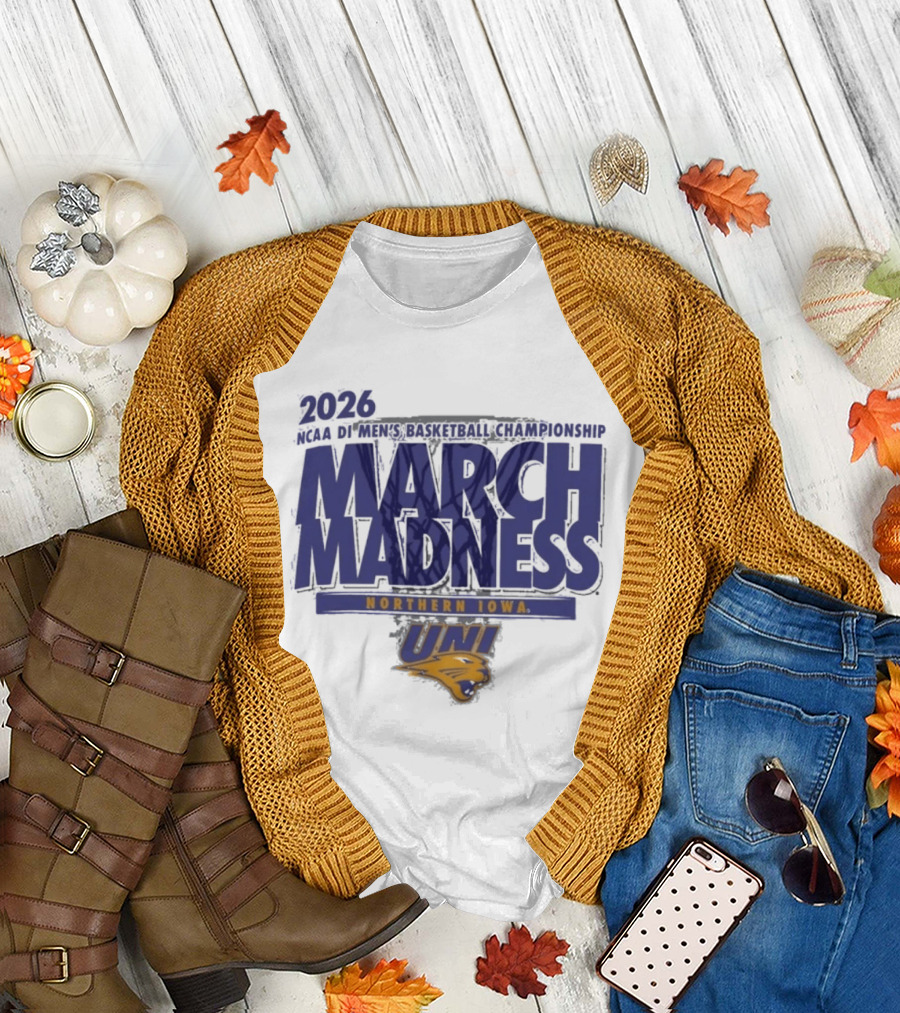 2026 UNI Panthers Northern Iowa NCAA March Madness Men's Basketball Championship T-Shirt