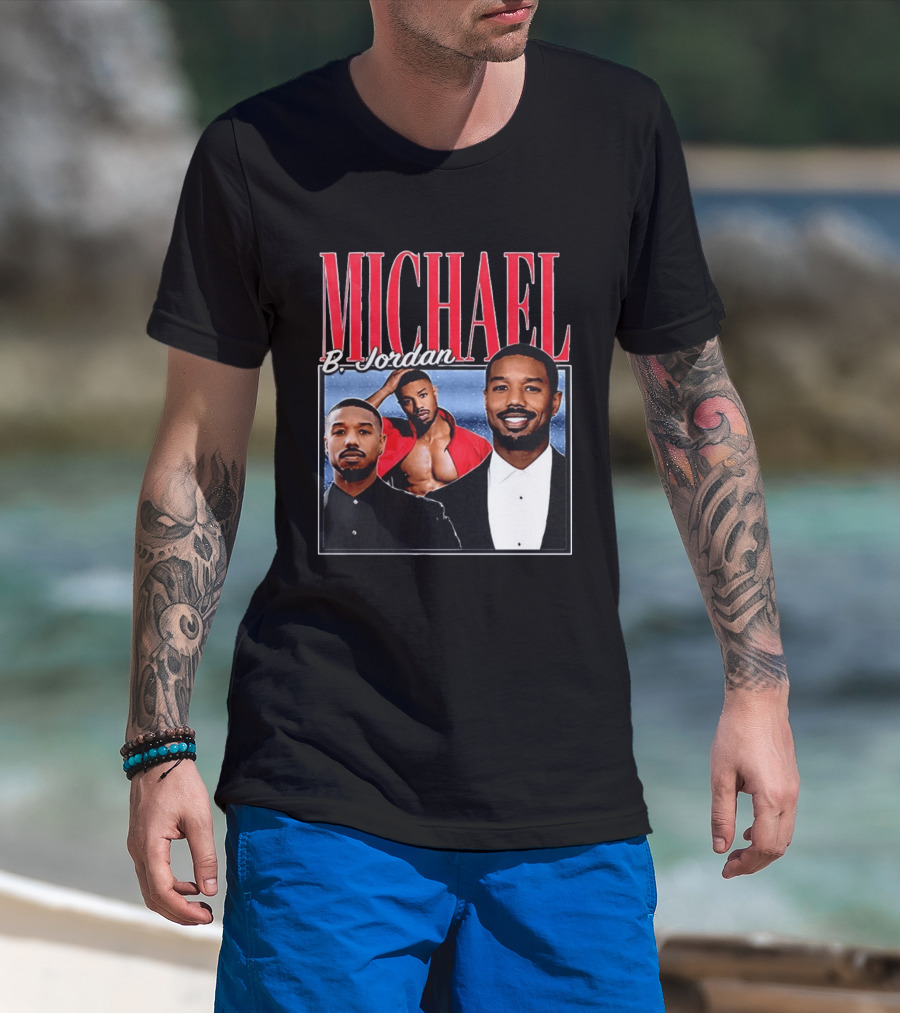 Michael B. Jordan Iconic Style And Charisma T-Shirt