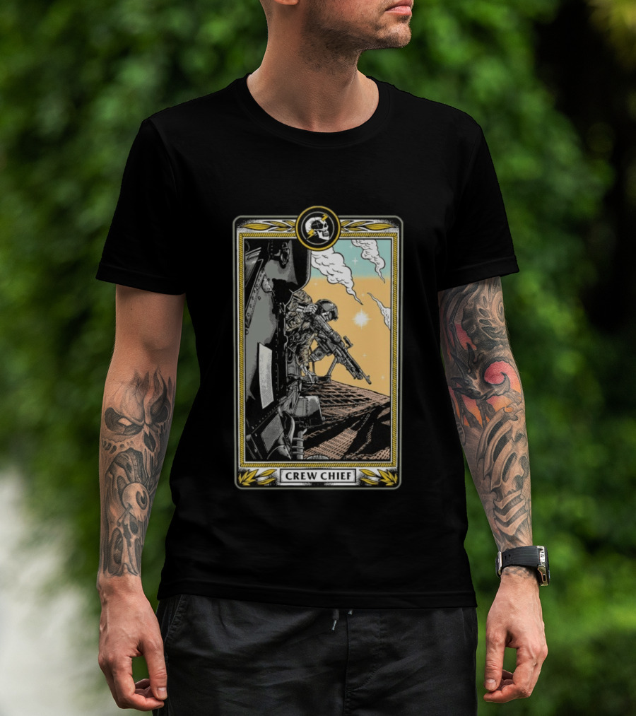 Crew Chief Otx Nation Tactical Helicopter Operator T-Shirt