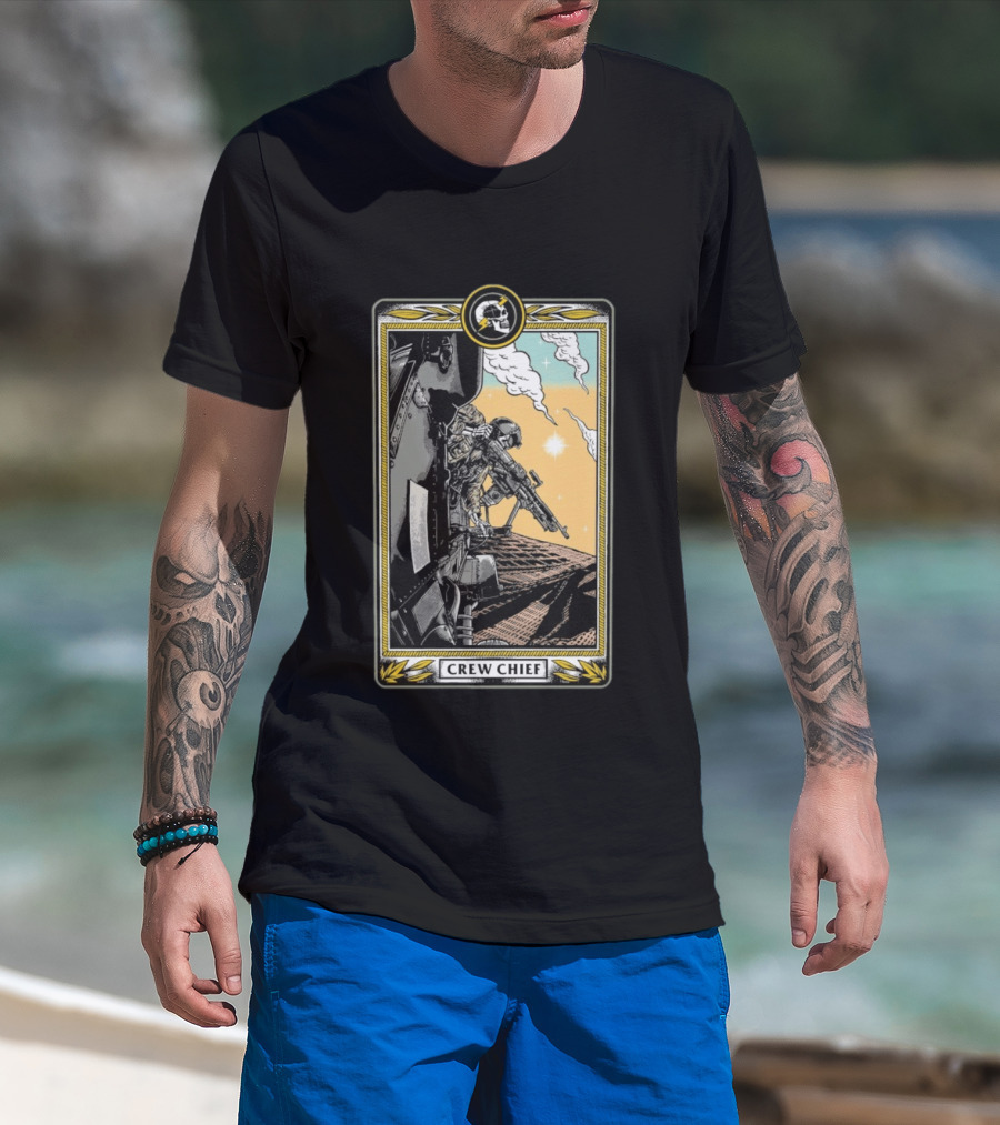 Crew Chief Otx Nation Tactical Helicopter Operator T-Shirt
