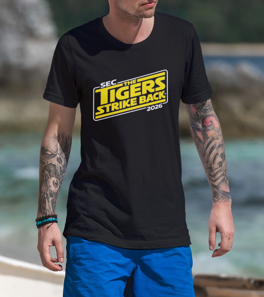 SEC The Tigers Strike Back 2026 LSU T-Shirt