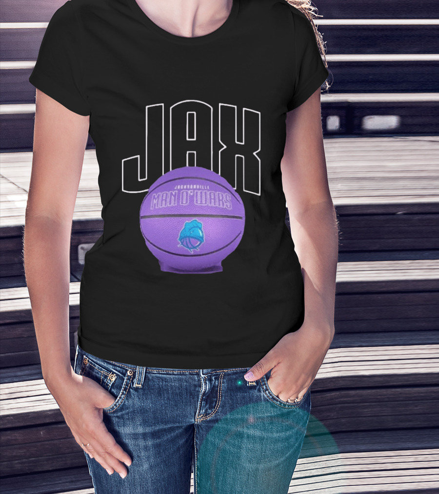 Jacksonville JAX Man O'Wars Basketball Team T-Shirt