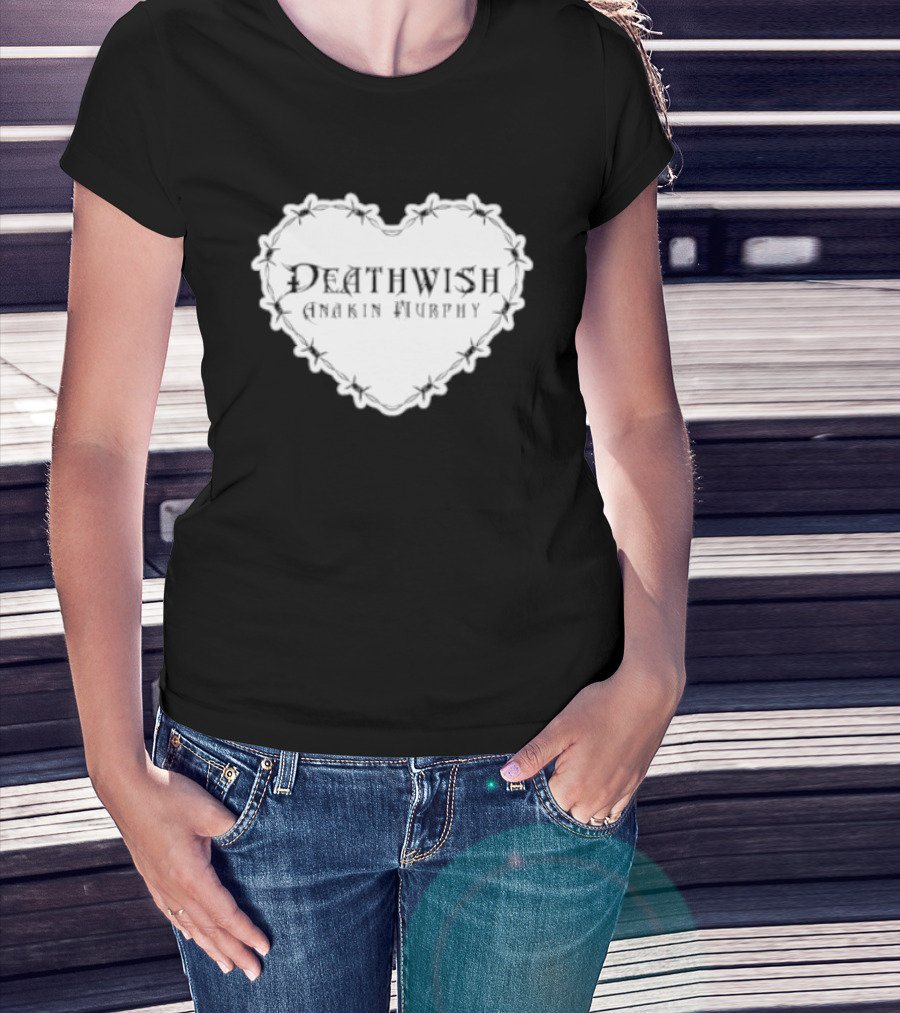 Anakin Murphy Barbed Wire Heart T-Shirt