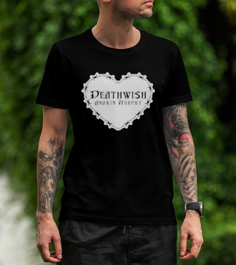 Anakin Murphy Barbed Wire Heart T-Shirt