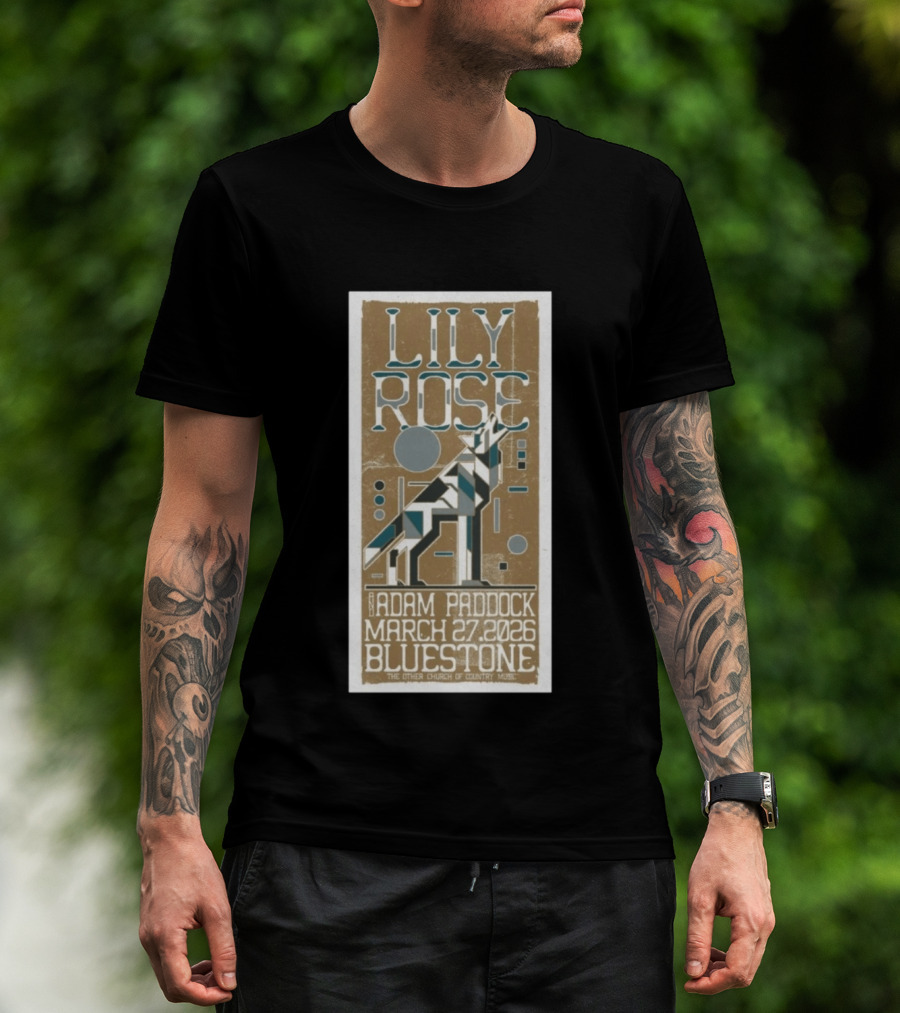 Lily Rose Adam Paddock March 27 2026 Bluestone T-Shirt