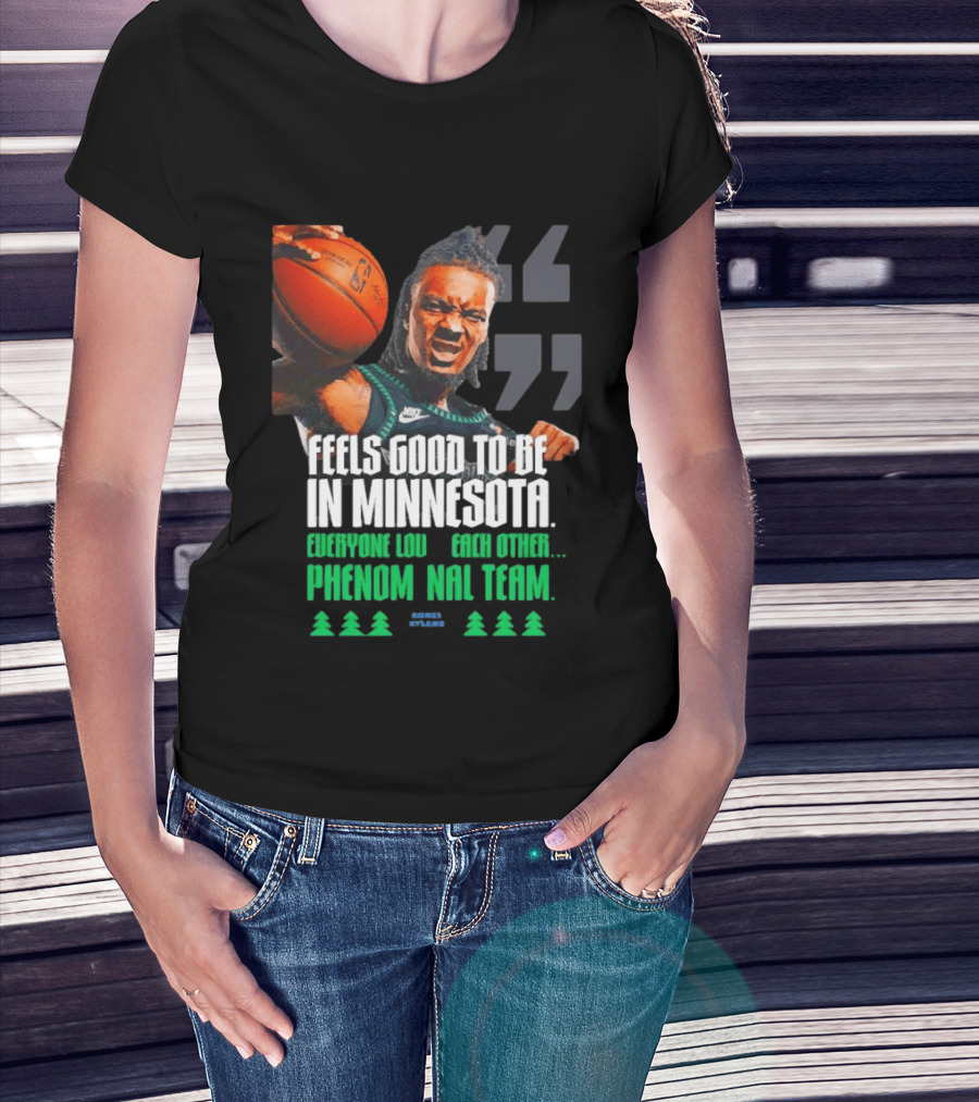 Bones Hyland Nike Basketball Minnesota Timberwolves Phenomenal Team T-Shirt