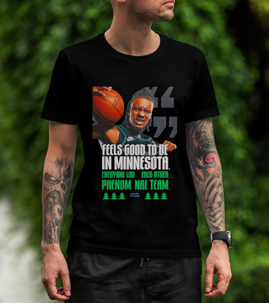Bones Hyland Nike Basketball Minnesota Timberwolves Phenomenal Team T-Shirt