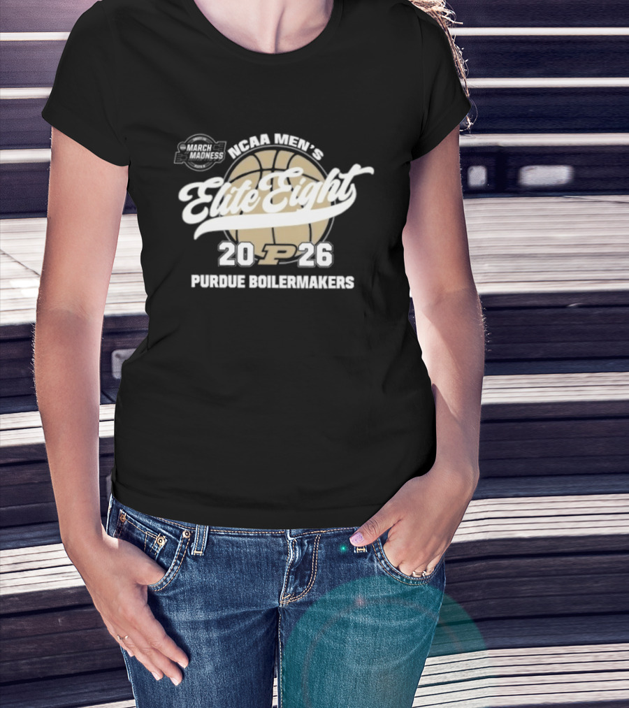 Purdue Boilermakers 2026 NCAA Men's Elite Eight Basketball Tournament March Madness T-Shirt