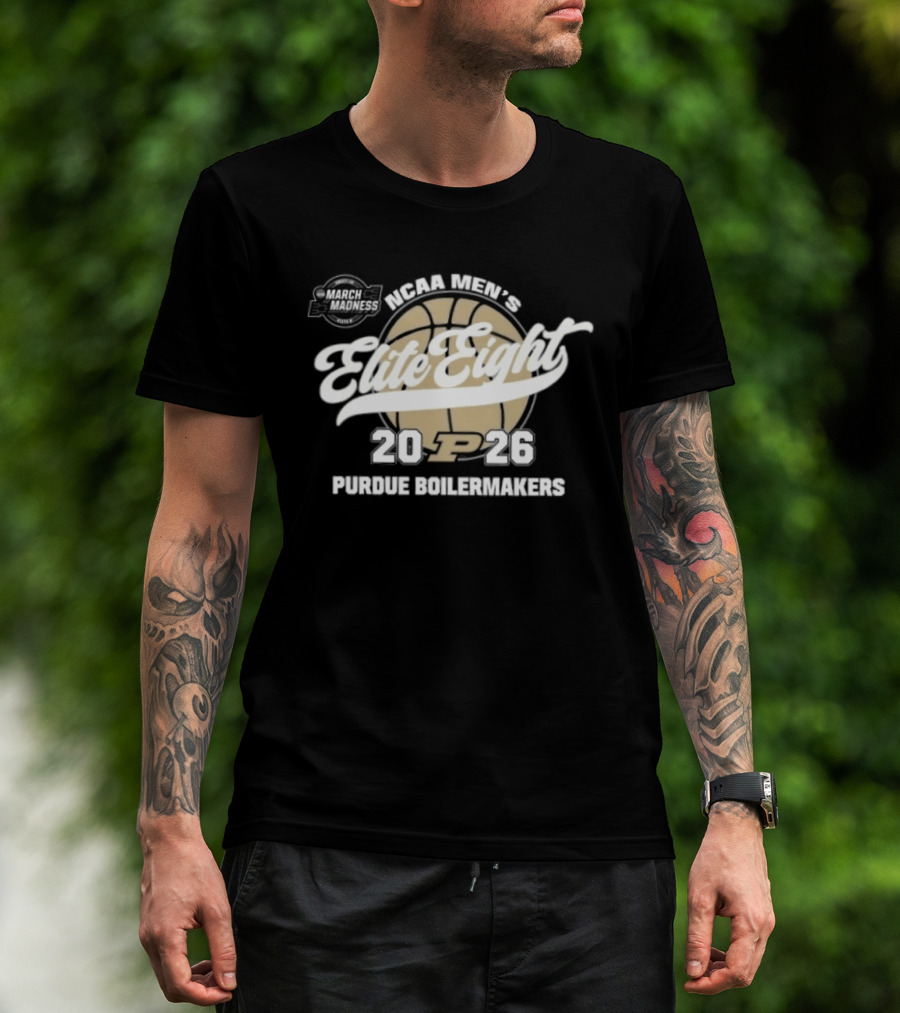 Purdue Boilermakers 2026 NCAA Men's Elite Eight Basketball Tournament March Madness T-Shirt