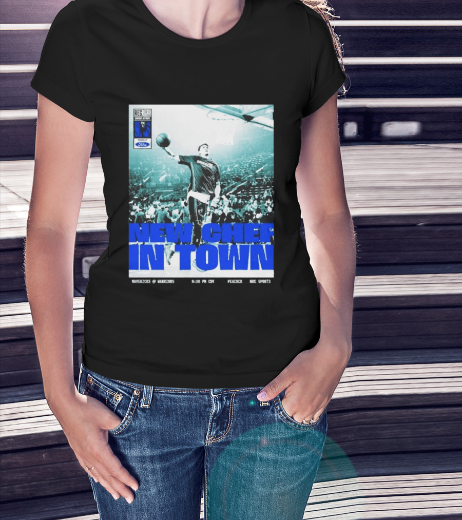 Dallas Mavericks New Chef In Town Cooper Flagg 2025 2026 NBA Season T-Shirt