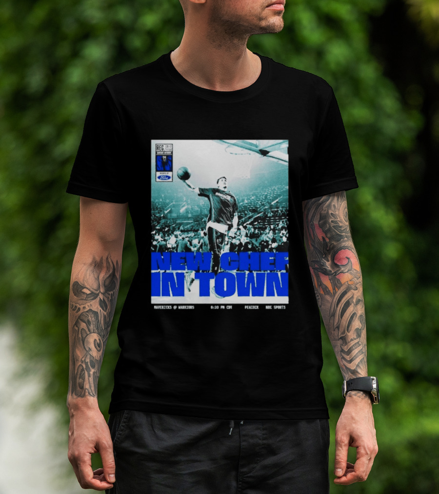 Dallas Mavericks New Chef In Town Cooper Flagg 2025 2026 NBA Season T-Shirt