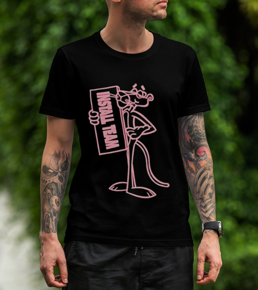 New York Sunshine Pink Panther Install Team T-Shirt