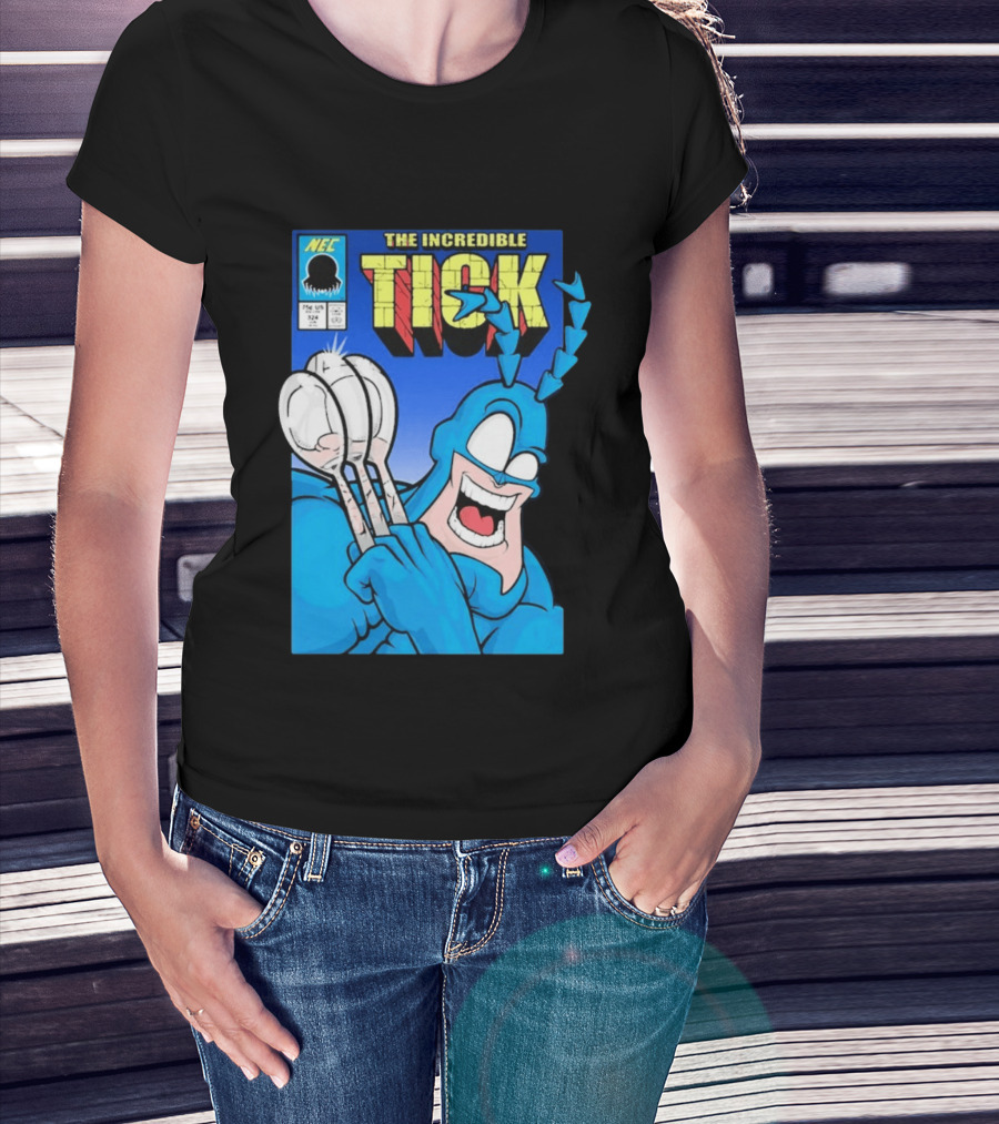 The Incredible Tick Spoon NEC Comic 324 T-Shirt
