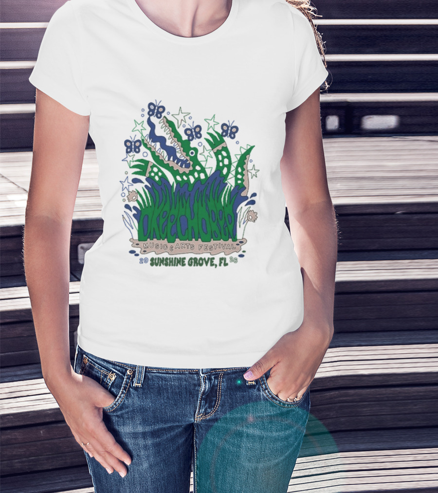 Okeechobee Music & Arts Festival Sunshine Grove FL 2026 Lineup T-Shirt