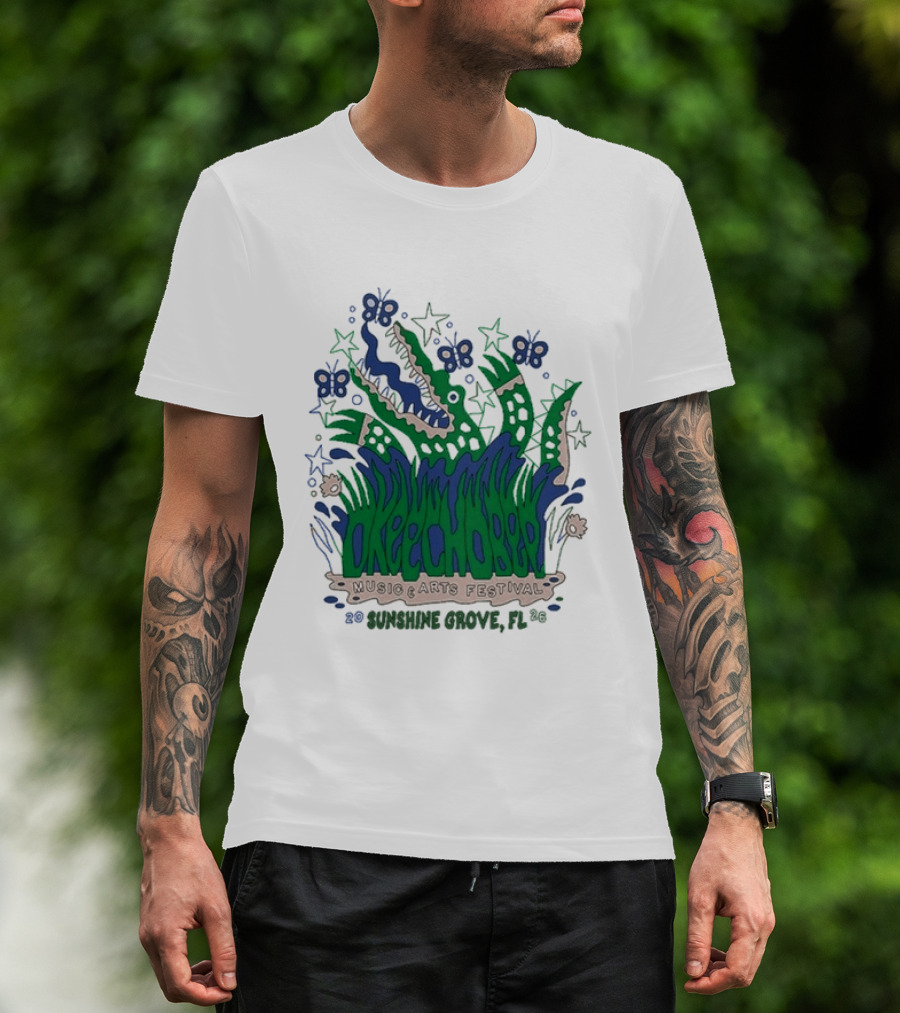 Okeechobee Music & Arts Festival Sunshine Grove FL 2026 Lineup T-Shirt