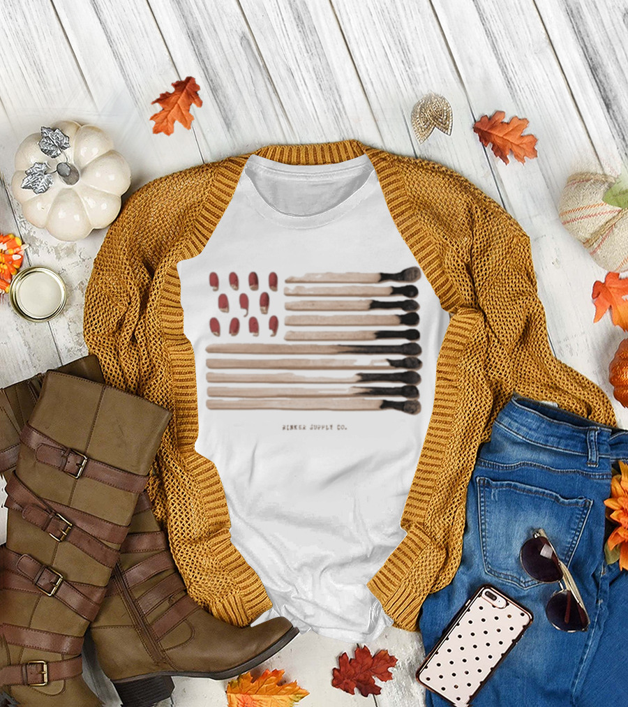Noah Rinker Rinker Supply Co Matches American Flag T-Shirt